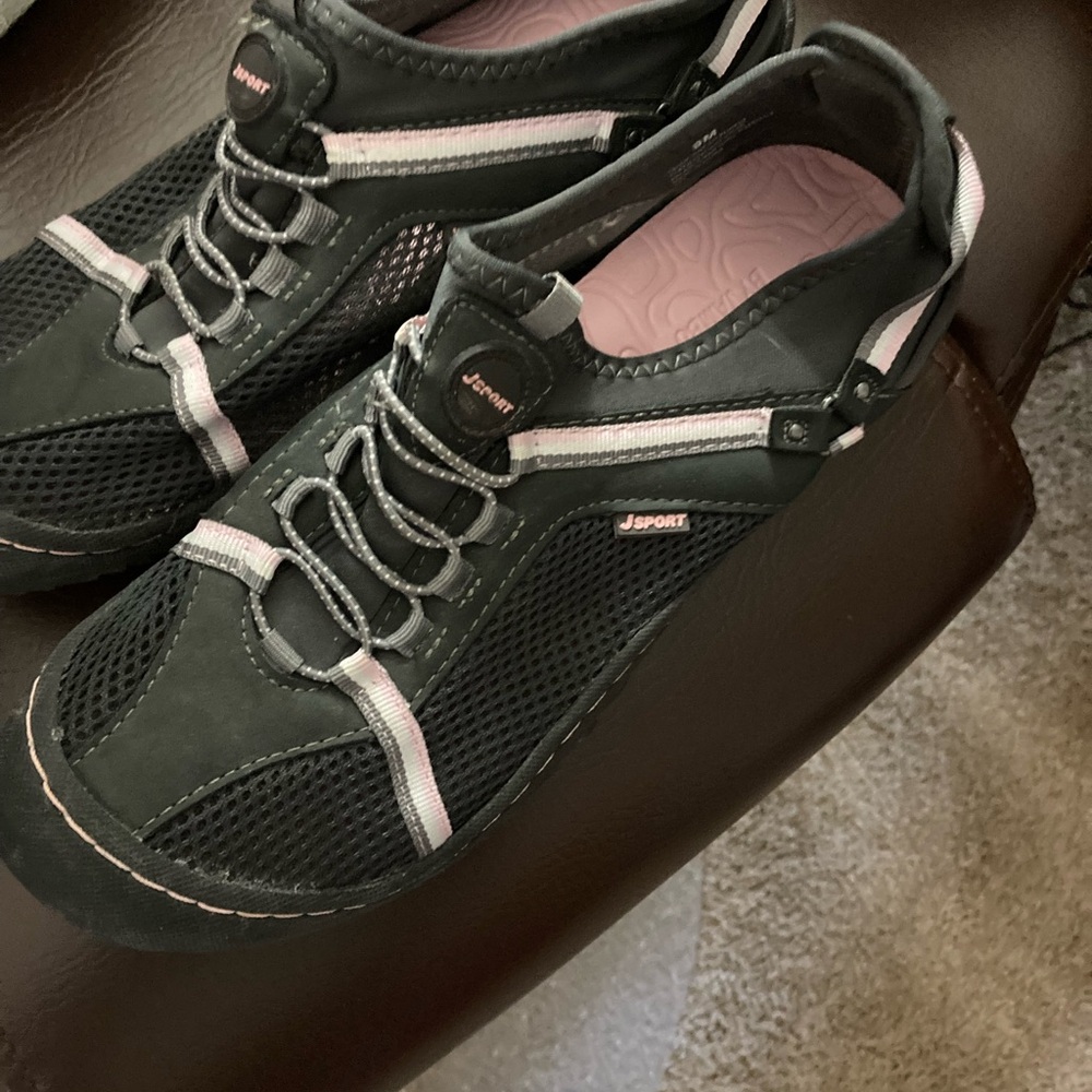 JSport by Jambu gray and Pink Athletic Shoes